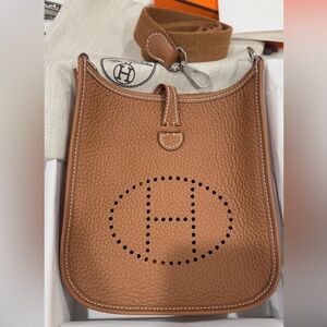 NWT Hermes mini evelyn tpm